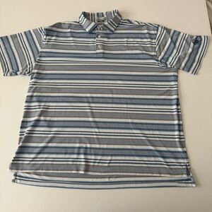 Peter Millar XL Westhaven Golf Club Striped Polo Shirt Franklin Tennessee